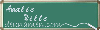 Amalie Wille Visitenkarte